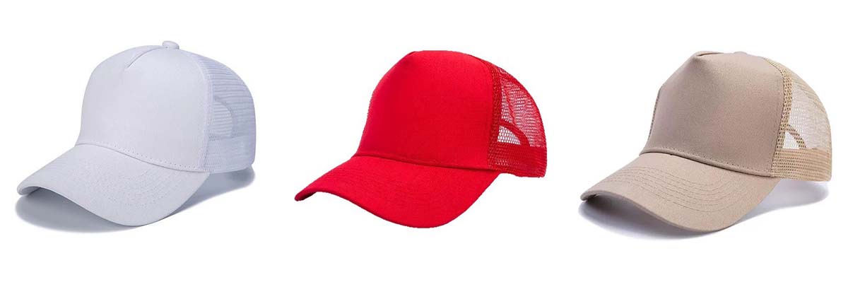 colorful trucker hats
