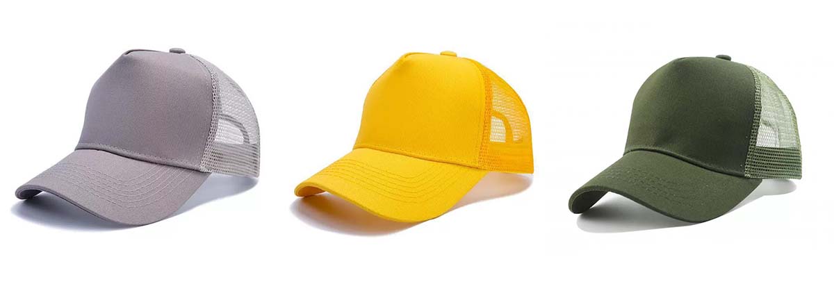 colorful trucker hats