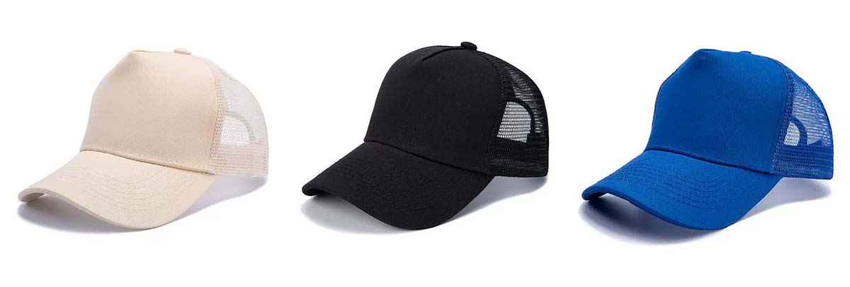 colorful trucker hats